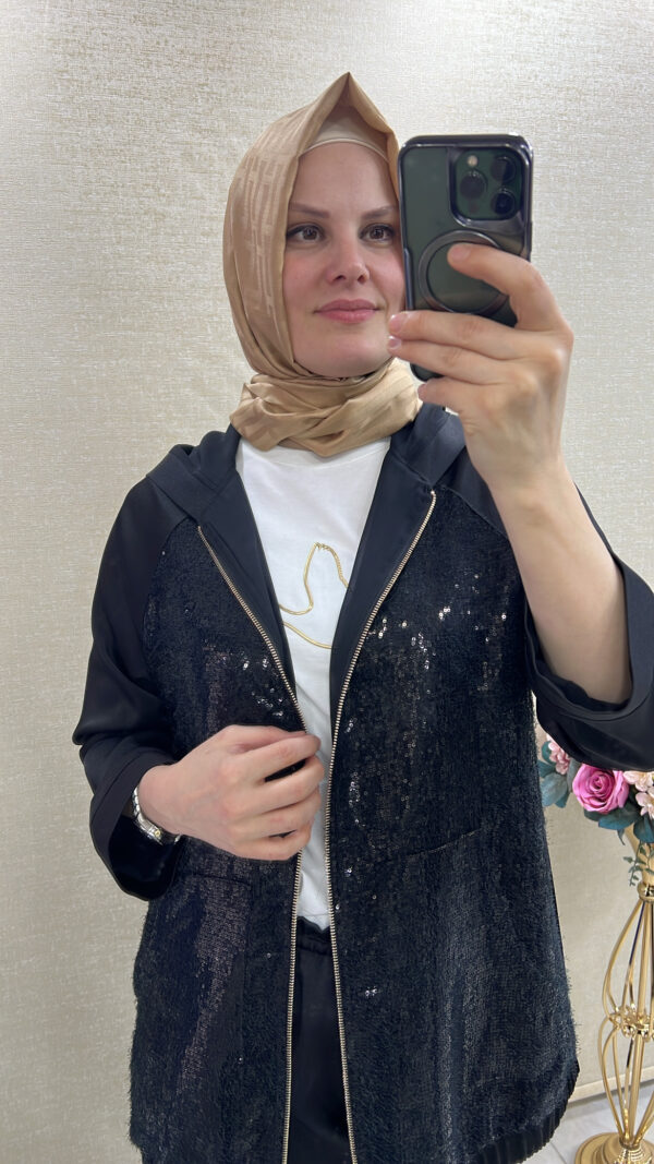 Payetli Saten Takım