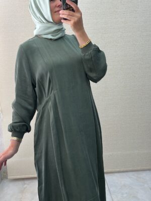 İnvee Kupra İpek Elbise