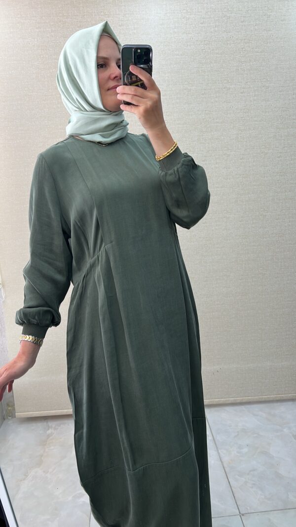 İnvee Kupra İpek Elbise