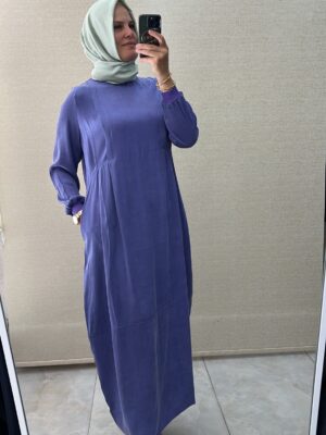 İnvee Kupra İpek Elbise