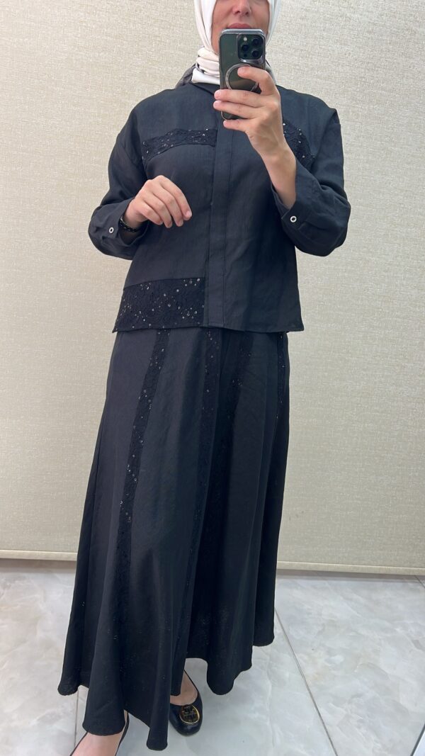 Ghisa Etekli Keten Takım