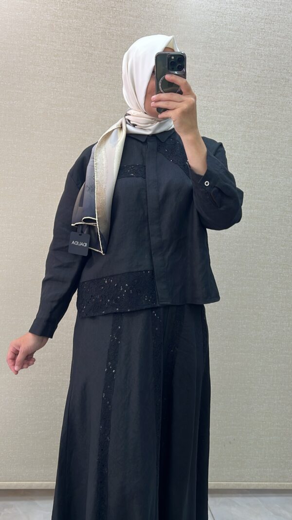 Ghisa Etekli Keten Takım