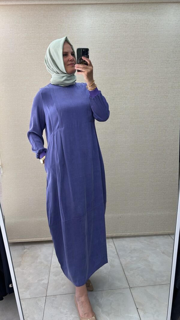 İnvee Kupra İpek Elbise