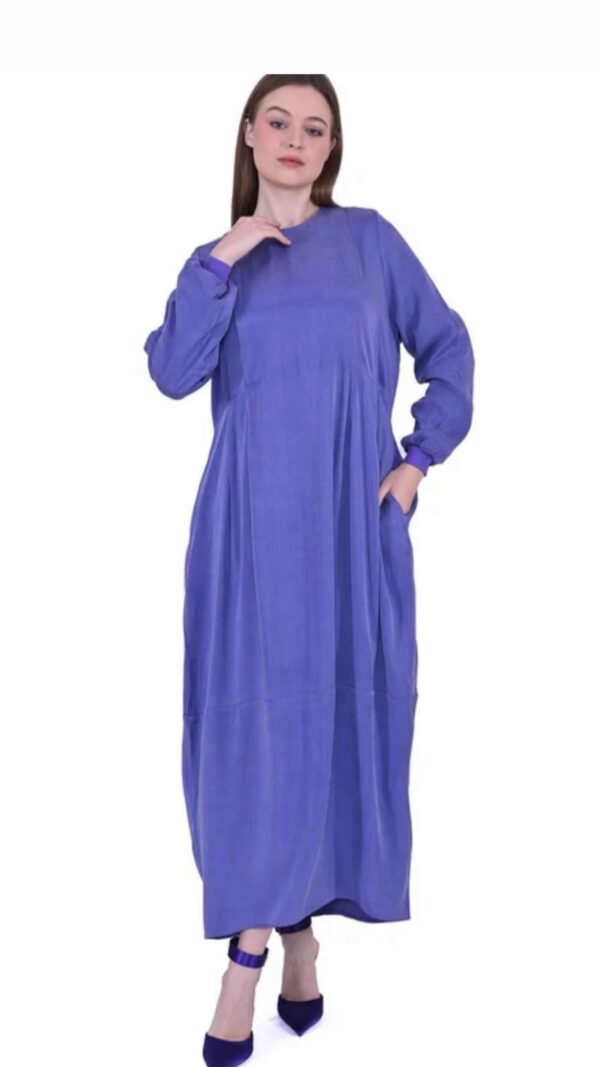 İnvee Kupra İpek Elbise