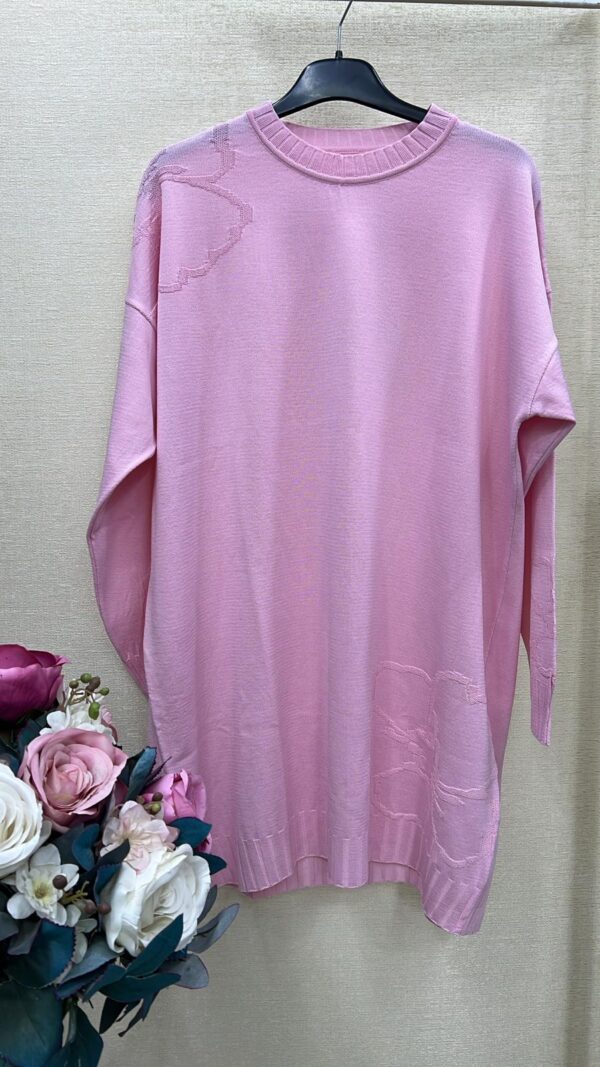 Çiçekli Merserize Tunik