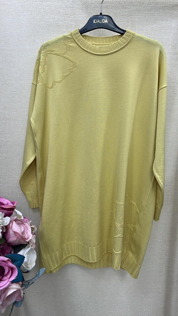 Çiçekli Merserize Tunik